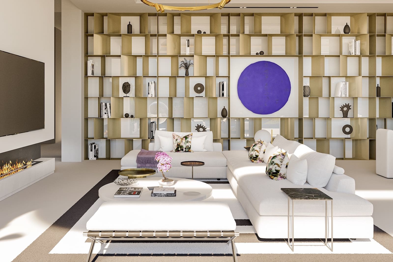 Vista Lago Lounge 12 Vista Lago Residences Real de la Quinta Benahavis MDR Luxury Homes