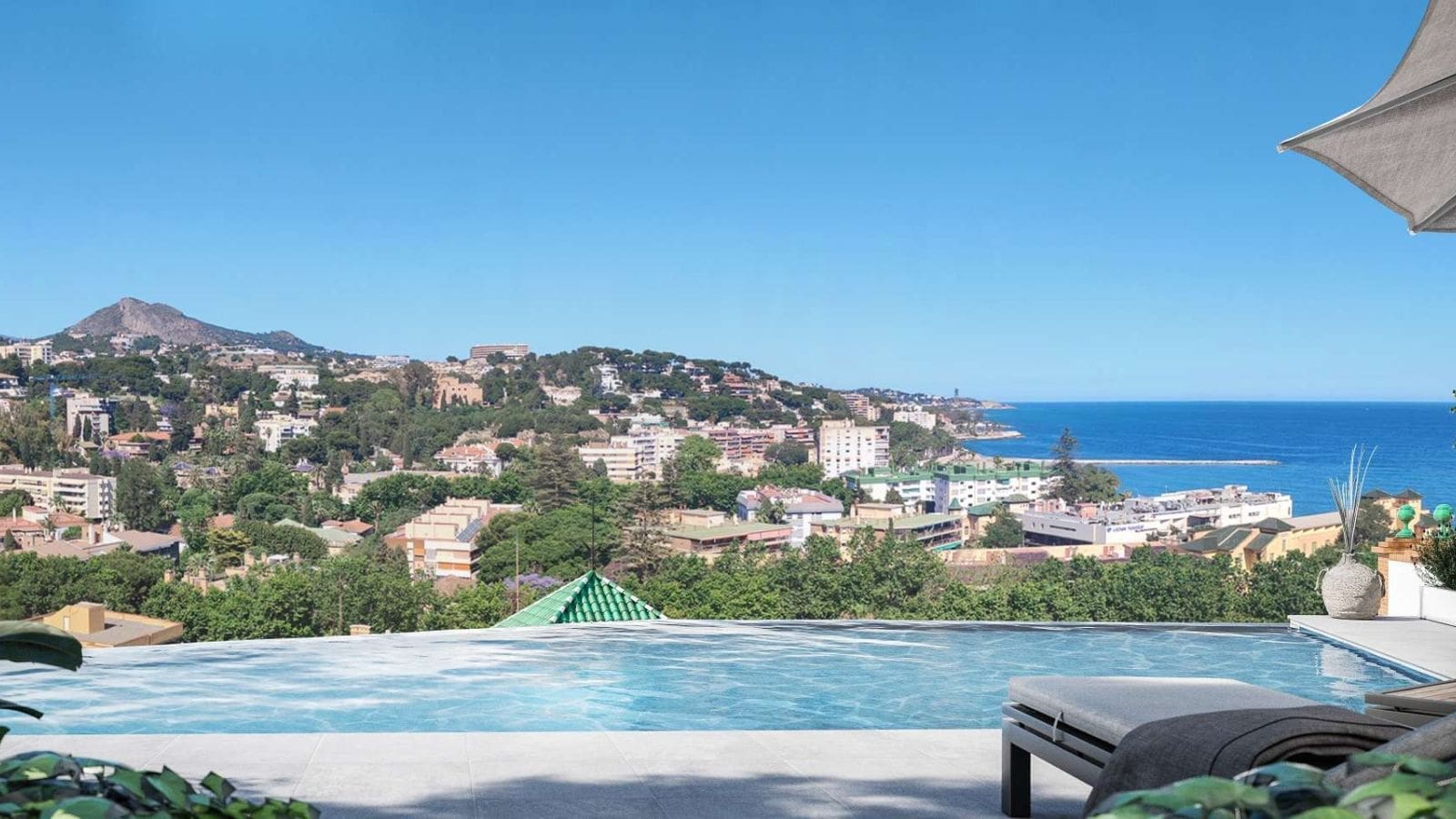 Exclusieve penthouse in El Limonar Málaga met zwembad en zeezicht