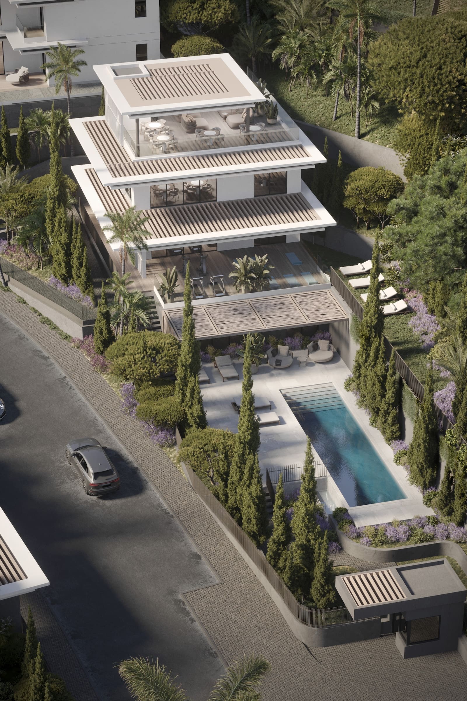 Emerald View Exterior 11 Emerald View luxury residences in Mijas with panoramic sea views – MDR Luxury Homes
