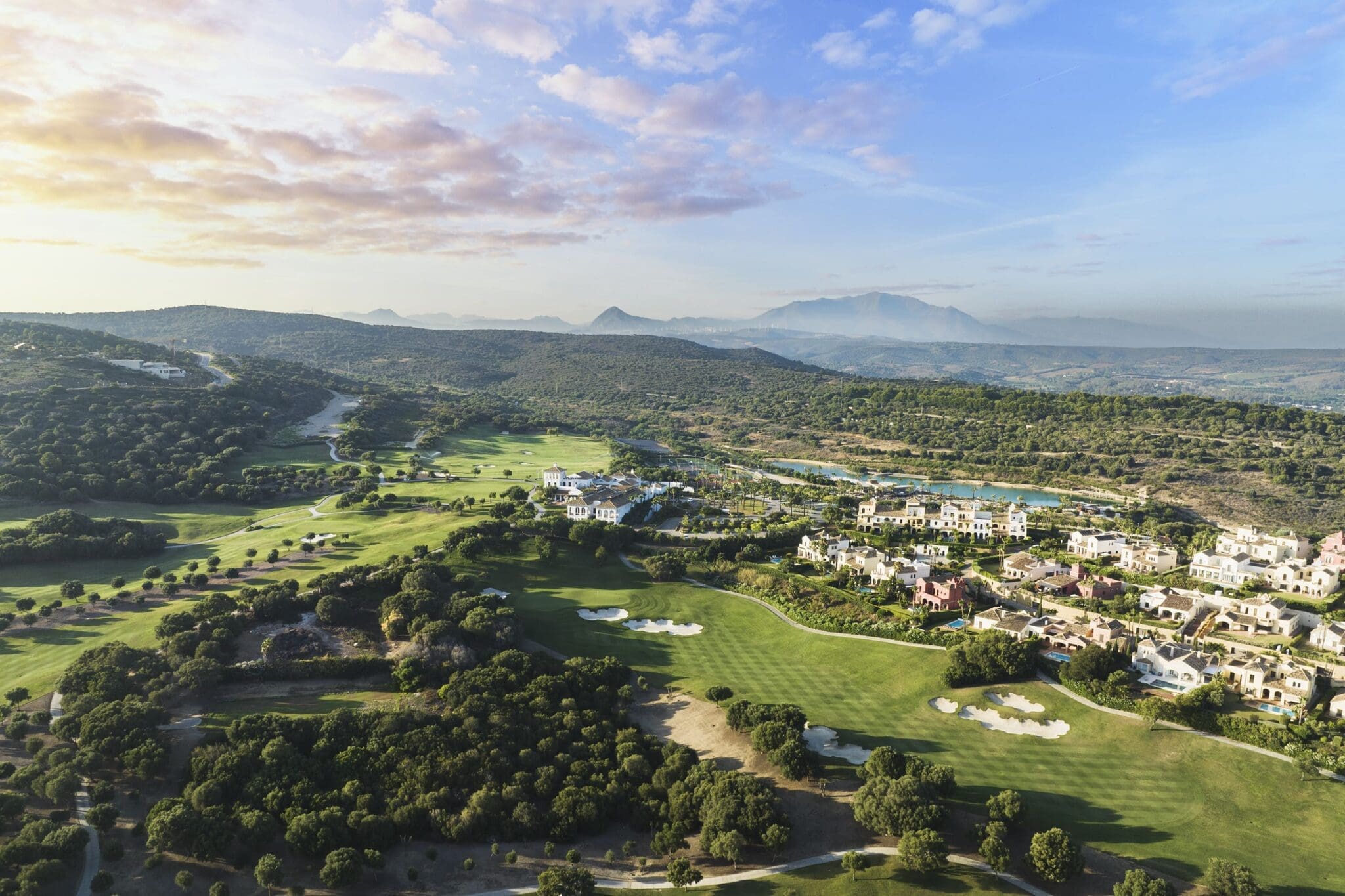 Valderrama golfbaan in Sotogrande omgeven door natuur