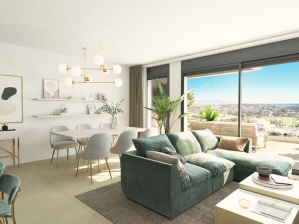 Nieuwbouwappartement op de bovenste verdieping in Mijas – MDR-1169