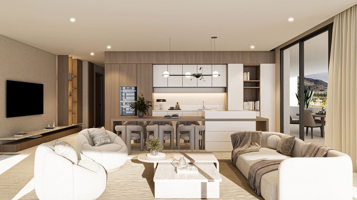 Nieuwbouwappartement op de tussenverdieping in Fuengirola – MDR-1216