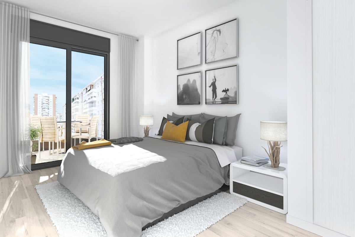 Metropolitan Homes Malaga EGROSS – DORMITORIO_AR Metropolitan Homes, City apartments in Malaga