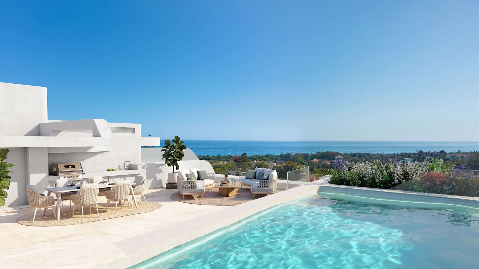 Golden Eight Marbella: Luxury Villas on the Costa del Sol solarium Golden Eight Marbella: Luxury Villas on the Costa del Sol