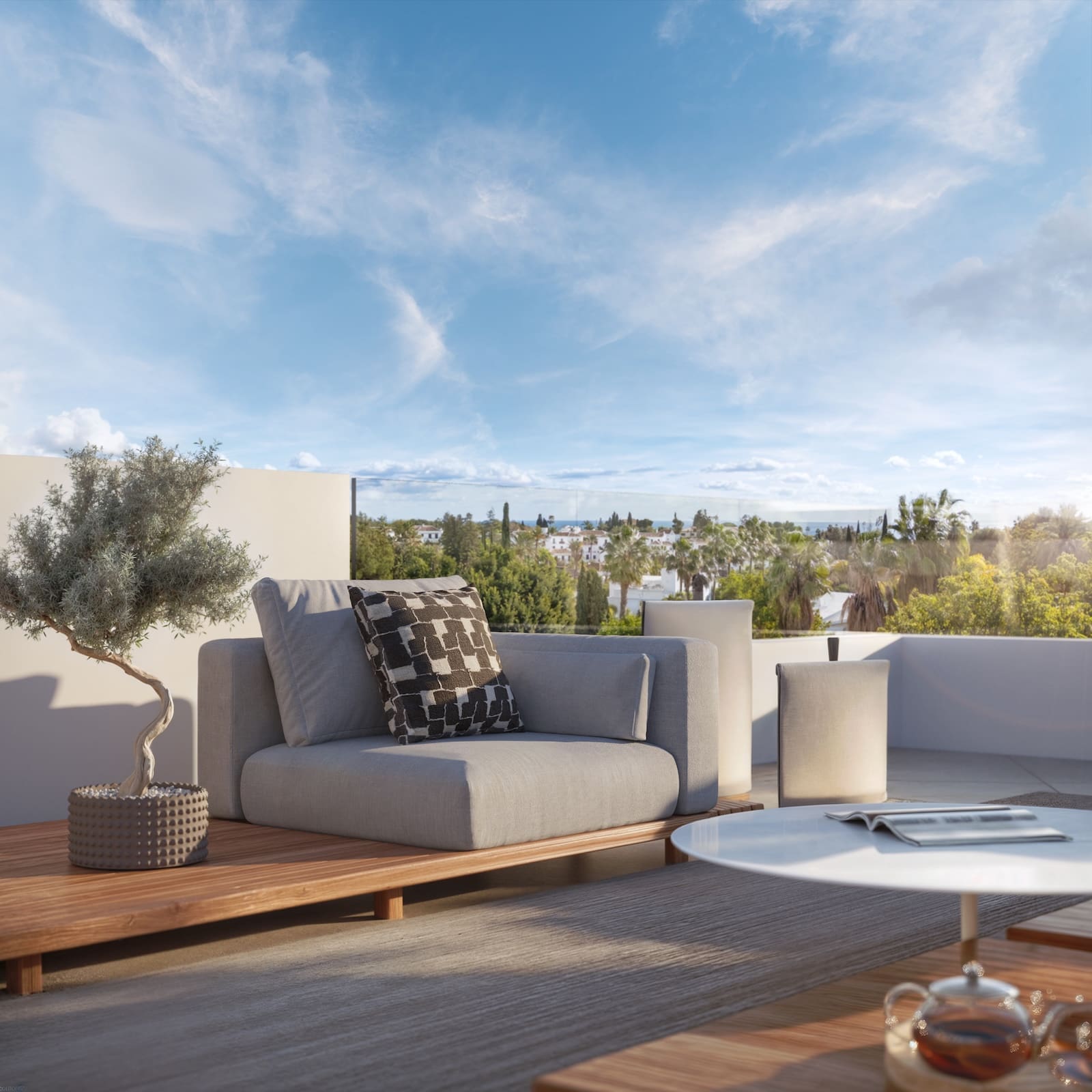 Noura Sky luxury villa with panoramic views Marbella Golden Mile MDR ROOFTOOP 2 Noura Sky luxury villa with panoramic views Marbella Golden Mile – MDR