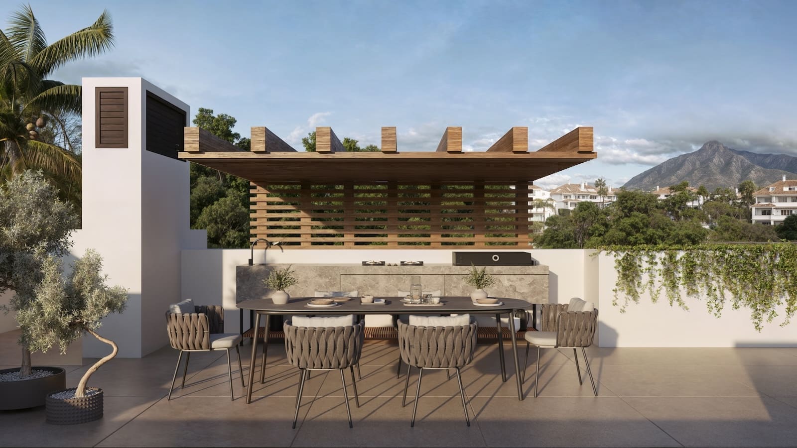 Noura Sky luxury villa with panoramic views Marbella Golden Mile MDR ROOFTOOP 3 Noura Sky luxury villa with panoramic views Marbella Golden Mile – MDR