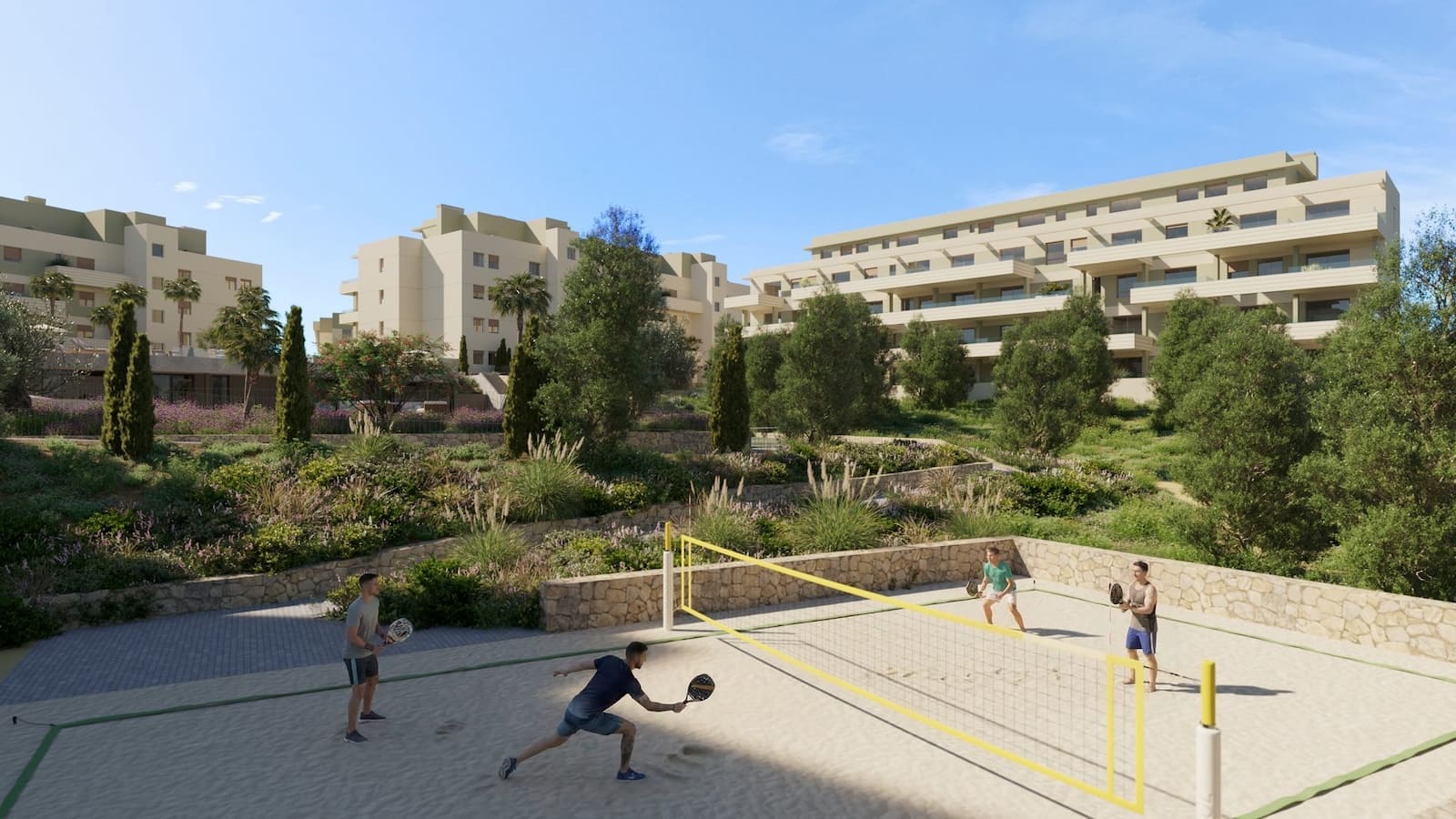 Greenity ext7-scaled Greenity in Mijas Costa by MDR Luxury Homes, modern new build homes with large terraces and open Mediterranean views