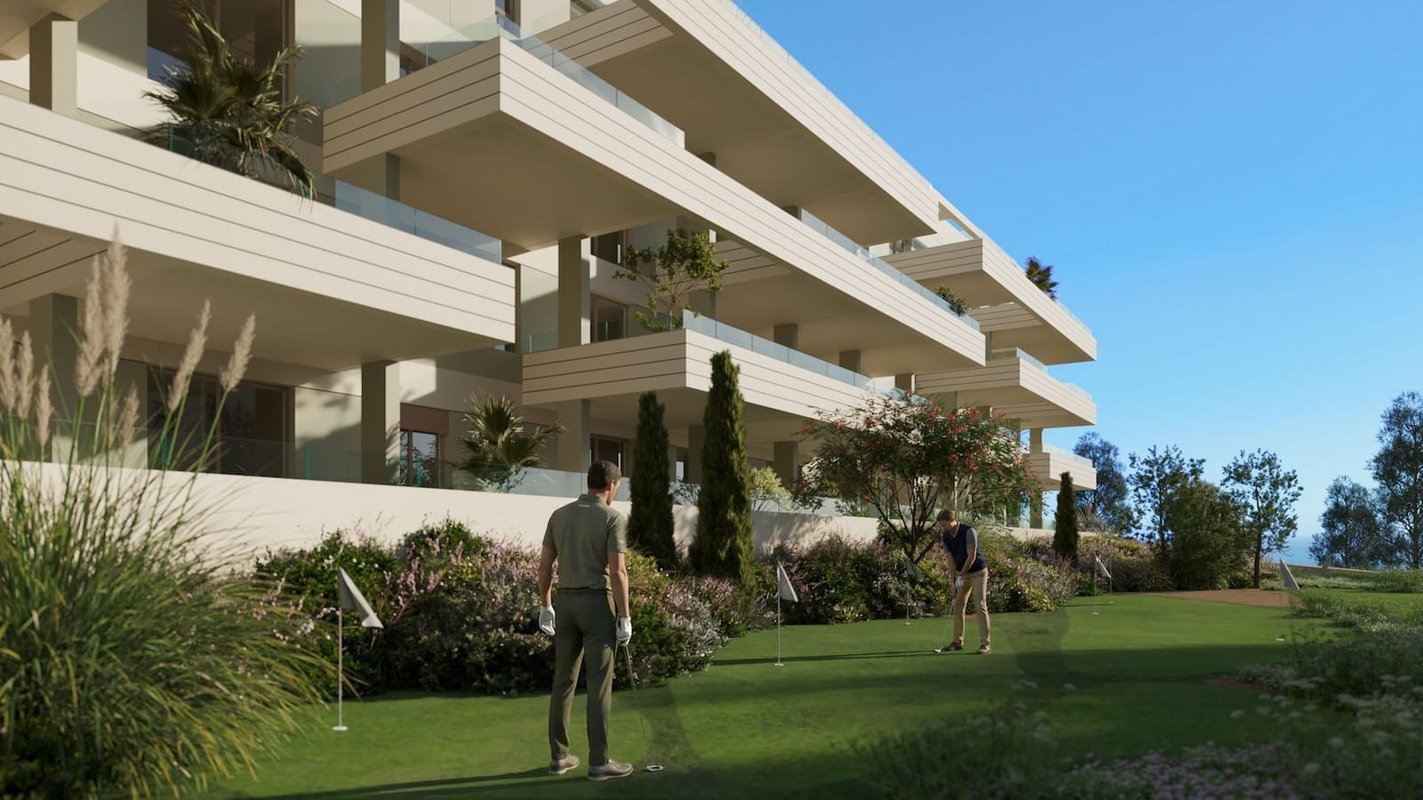 Greenity ext8-scaled Greenity in Mijas Costa by MDR Luxury Homes, modern new build homes with large terraces and open Mediterranean views