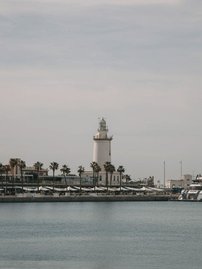 Stedelijk zicht op Málaga aan de Costa del Sol